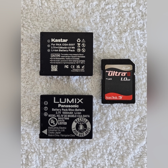 Panasonic Lumix DMC-TZ4 8.1MP Digital Camera 2 Batteries Charger SD Card TESTED - Picture 16 of 16